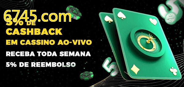 Promoções do cassino ao Vivo 6745.com